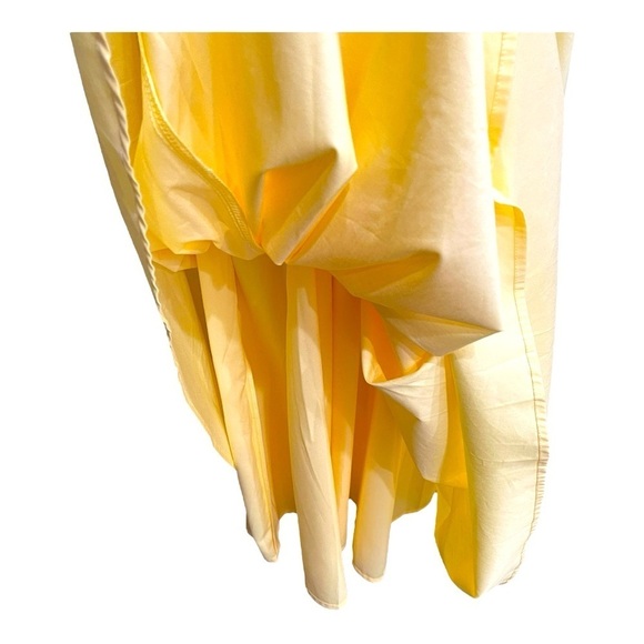 Nanette Lepore Yellow Smocked Midi Dress NWT | Sleeveless Tiered | Size 10 - Picture 5 of 12